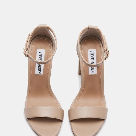 Steve Madden Carrson Dress Sandal Blush Leather (Sz. 9) - Picture 3 of 10